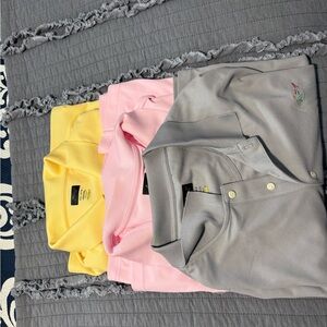 Greg Norman Collection Men's Polo Shirts - Yellow, Pink, Gray
